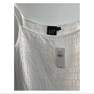 GAP white delicate cotton tank NEW WITH TAGS